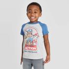 Toddler Boys' Paw Patrol Ready For Action T-shirt - Light Gray