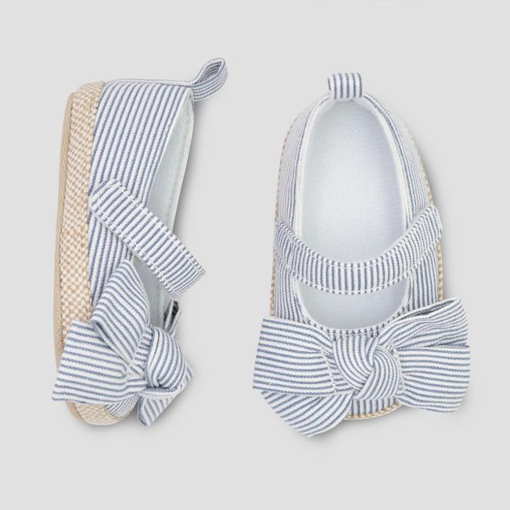 Baby Girls' Espadrille G Skimmer - Cat & Jack Blue 3-6m,
