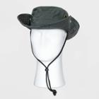 Men's Floral Bonnie Hat With Black Cord - Goodfellow & Co Olive Green