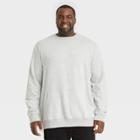 Men's Big & Tall Standard Fit Crewneck Sweatshirt - Goodfellow & Co Gray