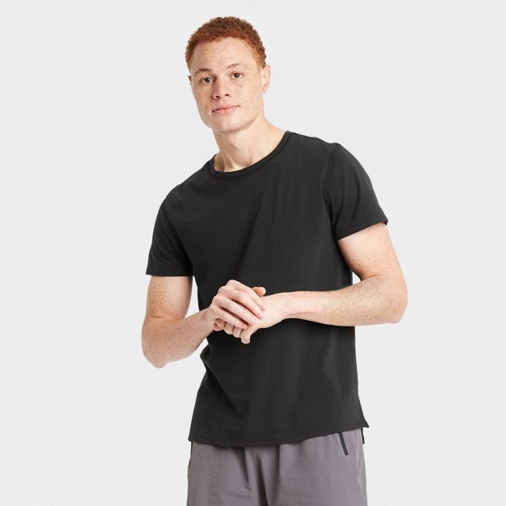 Men's Short Sleeve T-shirt - All In Motion Black