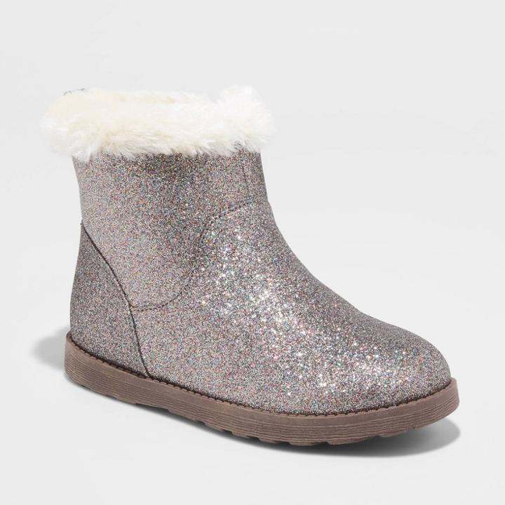 Girls' Haiden Fashion Boots - Cat & Jack Brown