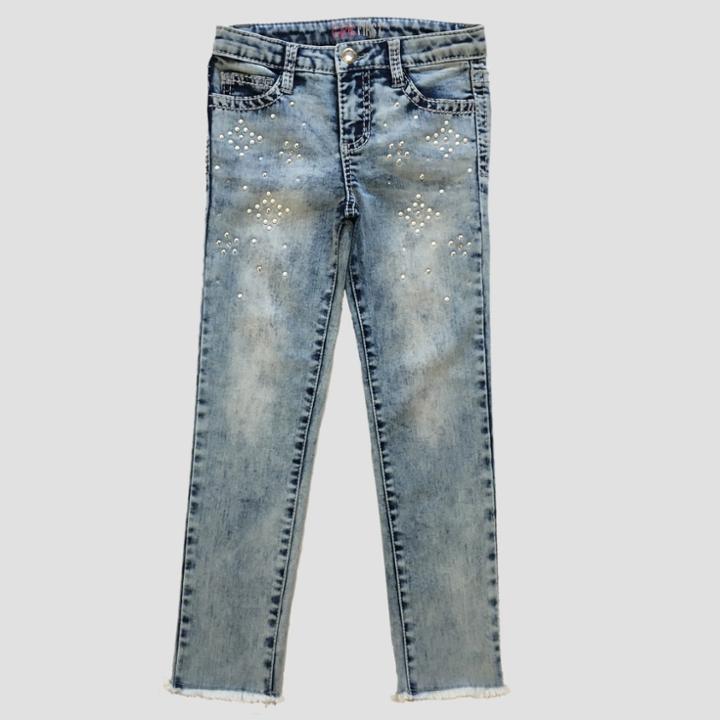 Girls First Girls' Cheryl Jeans - Acid Wash