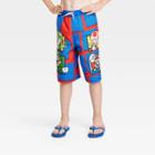 Boys' Super Mario Swim Shorts - Blue