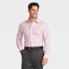 Men's Standard Fit Long Sleeve Button-down Shirt - Goodfellow & Co Pink