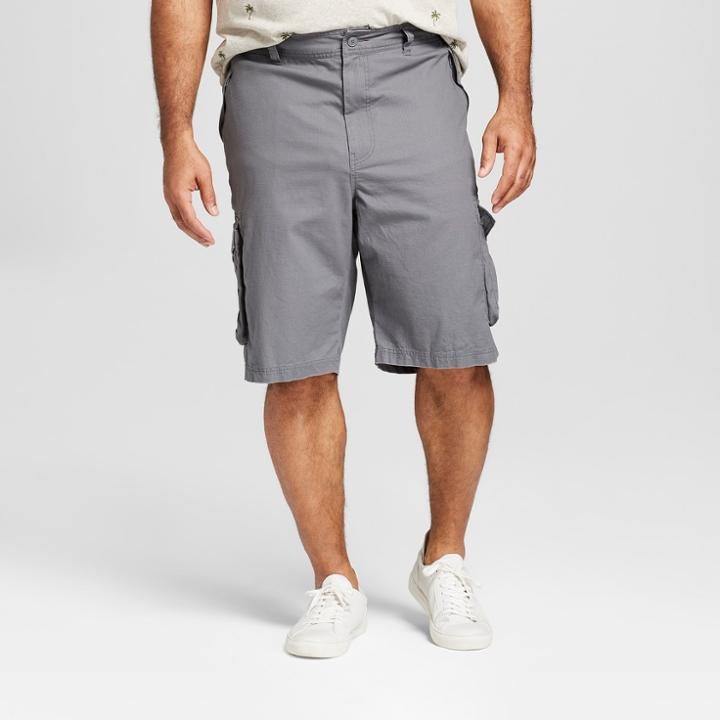 Target Men's Big & Tall 11 Utility Cargo Shorts - Goodfellow & Co Gray