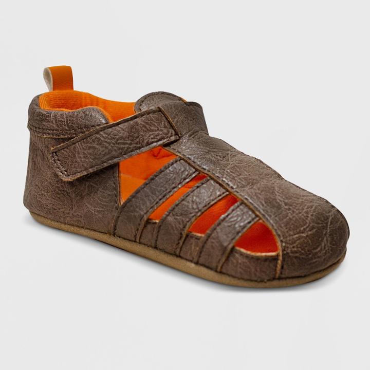 Ro+me By Robeez Baby Boys' Andrew Sandal Mini Shoes - Taupe