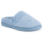 Women's Muk Luks Chenille Clogs - Blue S(5-6), Size: