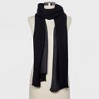 Women's Oblong Scarf - A New Day Black