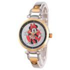 Women's Disney Minnie Mouse Two Tone Alloy Bridle Watch - Two Tone, Red