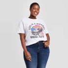 Merch Traffic Women's Rascal Flatts Plus Size Short Sleeve Graphic T-shirt - White