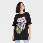 The Rolling Stones Women's Rolling Stones Short Sleeve Graphic T-shirt Dress - Black
