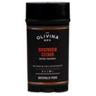 Olivina Men Bourbon Cedar Aluminum Free Deodorant - 3oz,