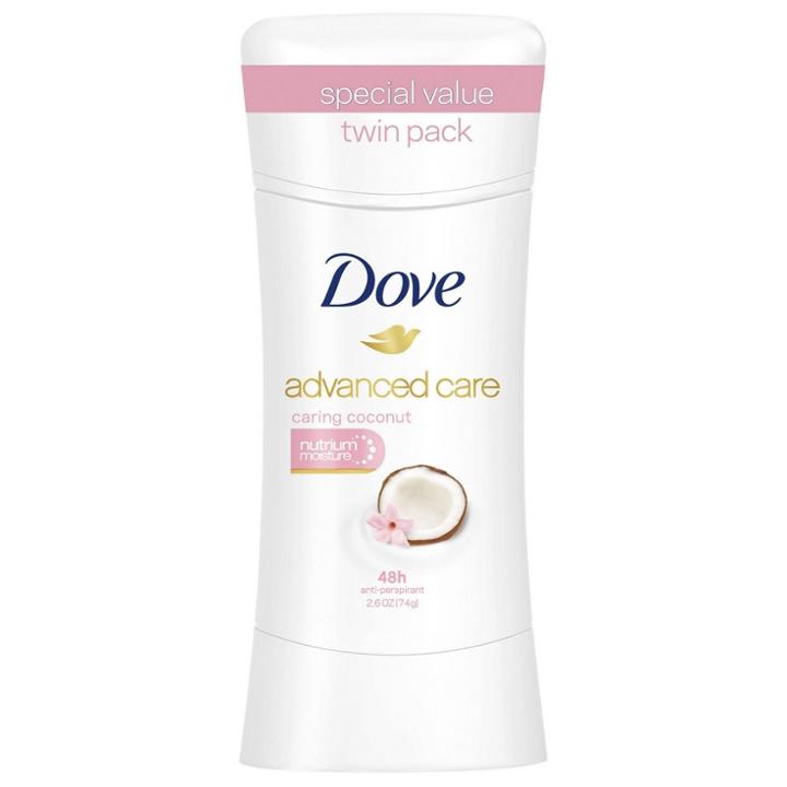 Target Dove Advanced Care Caring Coconut Antiperspirant Twin Pack