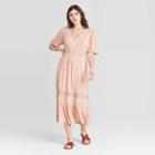 Women's Short Sleeve Dress - Knox Rose Blush Pink