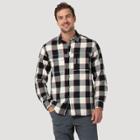 Wrangler Men's Regular Fit Atg Plaid Long Sleeve Button-down Shirt - Red/gray/white