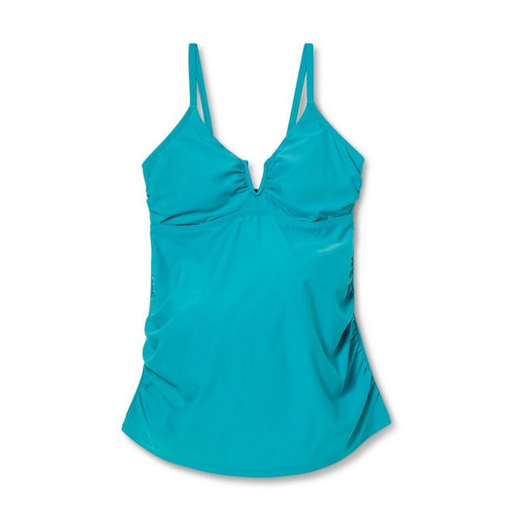 V-wire Maternity Tankini Top - Isabel Maternity By Ingrid & Isabel Blue
