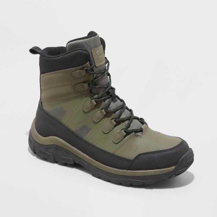 Men's Rowan Snow Waterproof Winter Boots - All In Motion Green