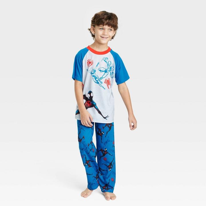 Boys' Marvel Spider-man: Miles Morales 2pc Short Sleeve Pajama