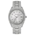 Women's Caravelle New York Crystal Accent Stainless Steel Watch 43m112 - Silver,