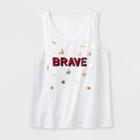 Shinsung Tongsang Women's Brave Americana Tank - Eco White