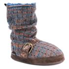 Women's Muk Luks Lia Sequin Strap Slipper Boots - L(9-10), Size: L