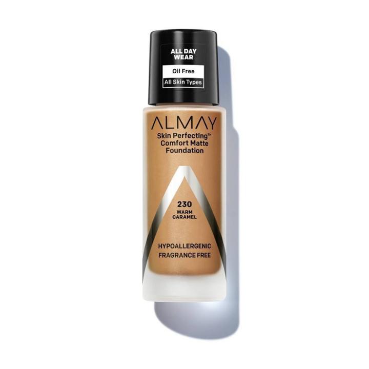 Almay Skin Perfecting Comfort Matte Foundation 230 Warm Caramel