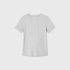 Maternity Short Sleeve Roll Cuff T-shirt - Isabel Maternity By Ingrid & Isabel Gray