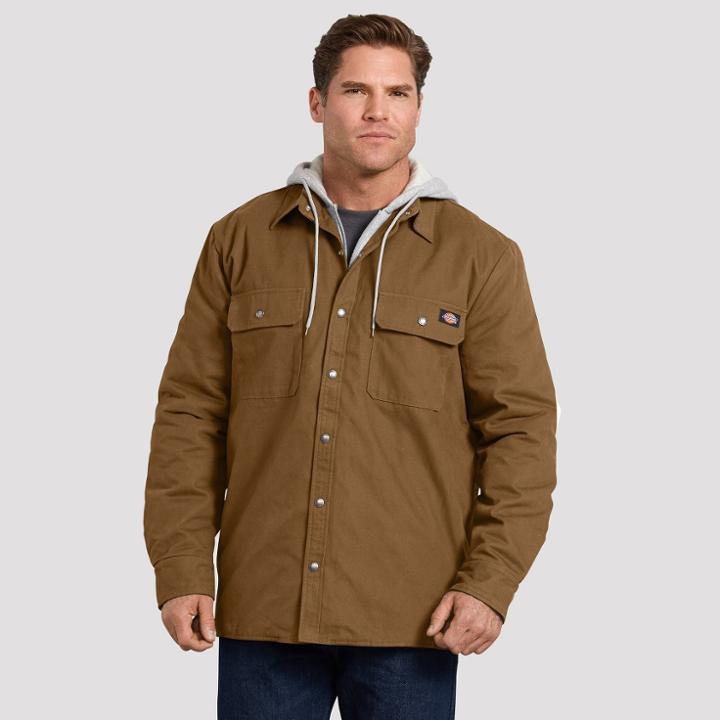Dickies Men's Long Sleeve Jackets - Brown