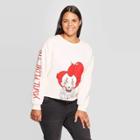 Warner Bros. Women's You'll Float Too It Plus Size Cropped Sweater (juniors') - White