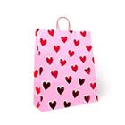 Spritz Extra Large Gift Bag With Foil Hearts Red -