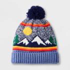 Baby Boys' Tree Beanies - Cat & Jack 12-24m, Blue/green/grey