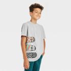 Boys' Skateboard Art Short Sleeve Graphic T-shirt - Art Class Heather Gray