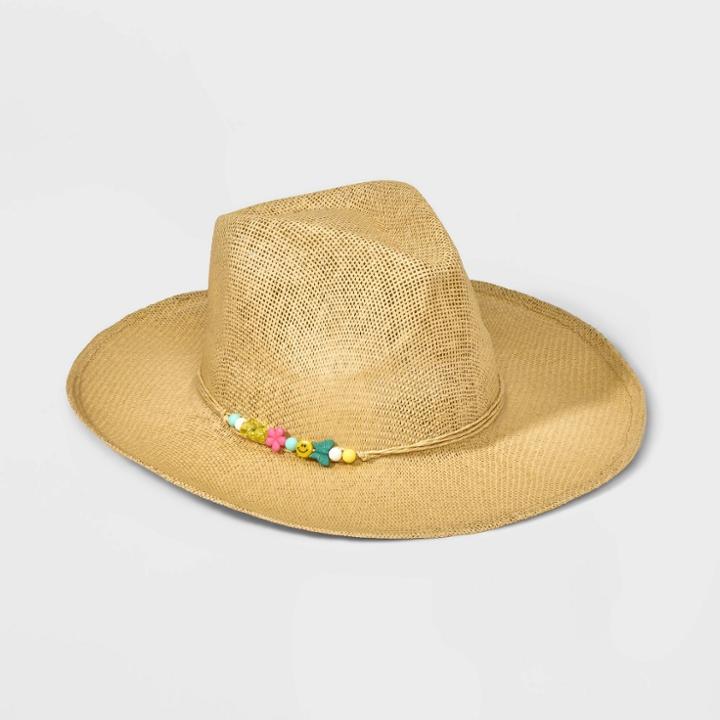 Women's Western With Beads Cowboy Hat - Wild Fable Cream, Ivory