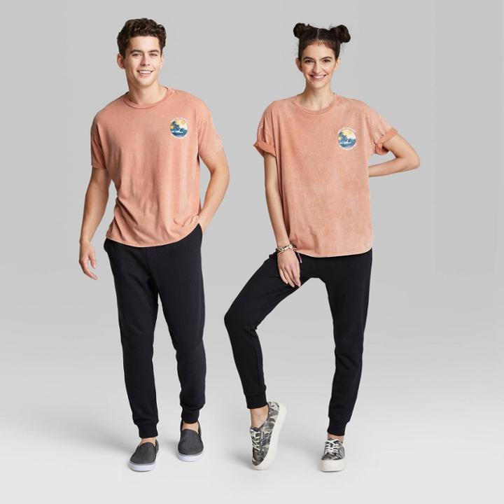 Short Sleeve Oversized T-shirt - Wild Fable Brown