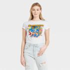 Nickelodeon Women's Nickelodean Short Sleeve Graphic T-shirt - White