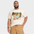 Men's Big & Tall Printed Graphic T-shirt - Goodfellow & Co Ivory/tree