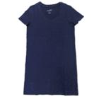 Women's Short Sleeve T-shirt Dress - Universal Thread Navy Blue