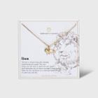 Beloved + Inspired Gold Dipped Silver Plated Lion Chain Necklace