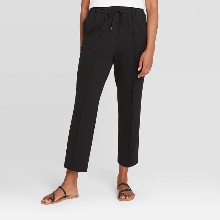 Women's Ponte Straight Leg Pants - Prologue Black
