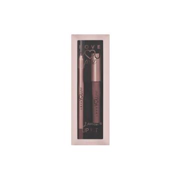 Love You First By Realher Loved Mauve Liquid Matte Lip Kit - 0.12oz,