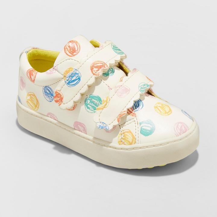 Toddler Girls' Orlanda Sneakers - Cat & Jack White