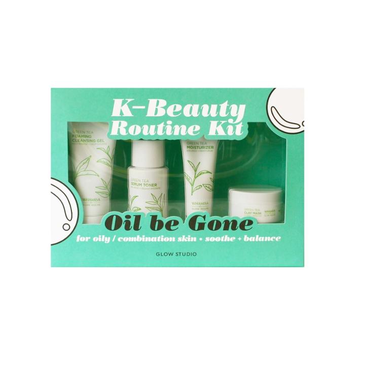 Glow Studio Oil Be Gone K-beauty Routine Kit