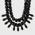 Sugarfix By Baublebar Monochrome Statement Necklace - Black, Girl's