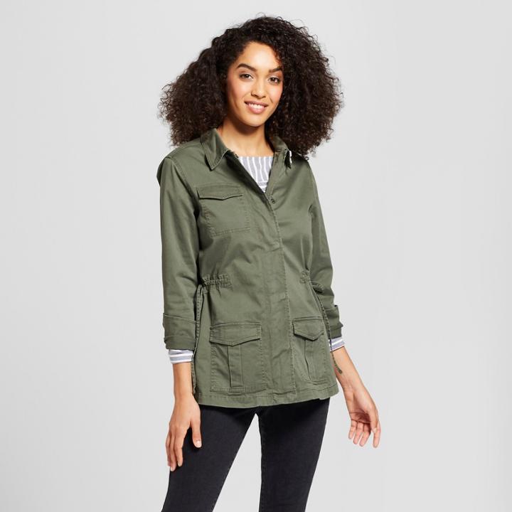Women's Military Jacket - A New Day Olive