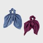 Hammered Satin Twister With Medium Length Scarf Tails 2pc - A New Day