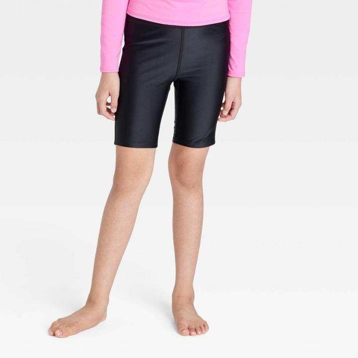 Girls' Swim Shorts - Cat & Jack  Black