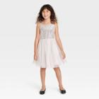 Girls' Sequin Dress - Cat & Jack Cream