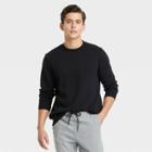 Men's Standard Fit Crewneck Sweatshirt - Goodfellow & Co Black