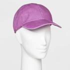 Women's Washed Canvas Baseball Hat - Wild Fable Purple